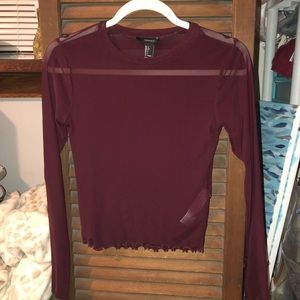 Forever 21 sheer top